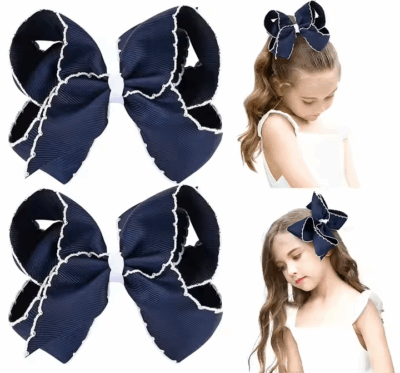 grosgrain ribbon hair bows for girls