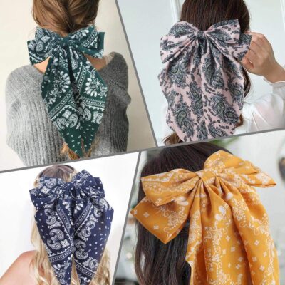 bow hair clip for women girls