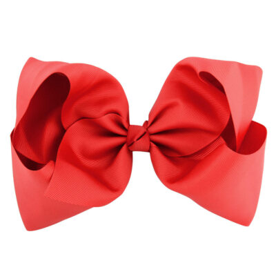 8 inch grosgrain ribbon hair bow