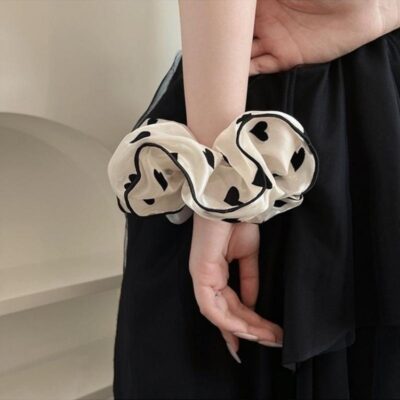 mesh hair scrunchies Korea style
