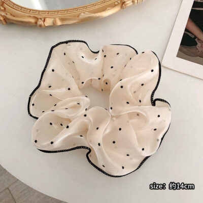 mesh hair scrunchies Korea style
