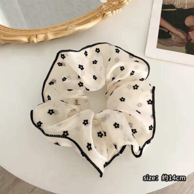 mesh hair scrunchies Korea style