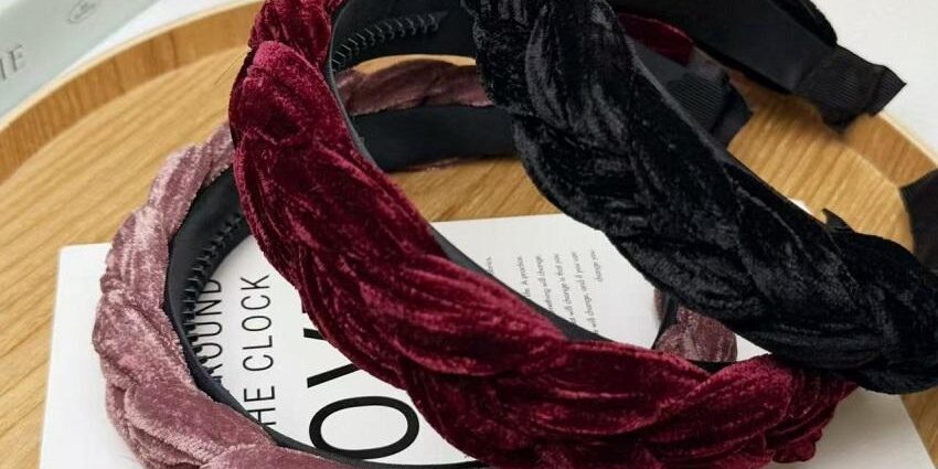 Custom weaving bow headbands