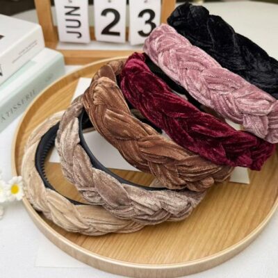 Custom weaving bow headbands