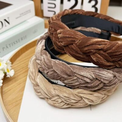 Custom weaving bow headbands