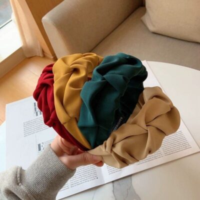 Five flower fold headbands fashion designer
