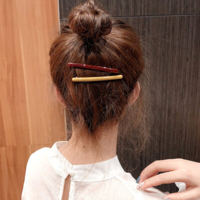 resin plastic hair pin clip