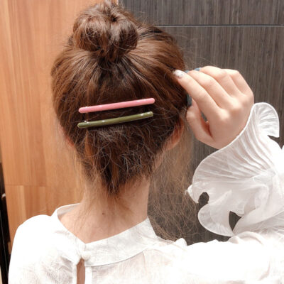resin plastic hair pin clip
