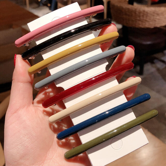 resin plastic hair pin clip