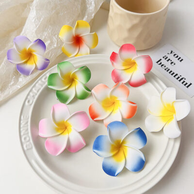 a foam flower hair pins for girls