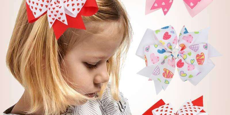 Hot Selling Ribbon Bow Hairpins Pretty Hair Bows Clip Wholesale (6) Pretty ribbon bow hairpins