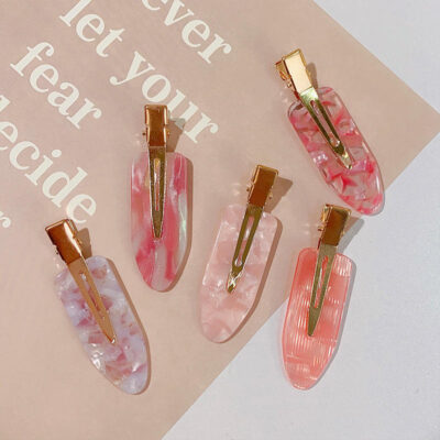 creaseless acetate hair clips