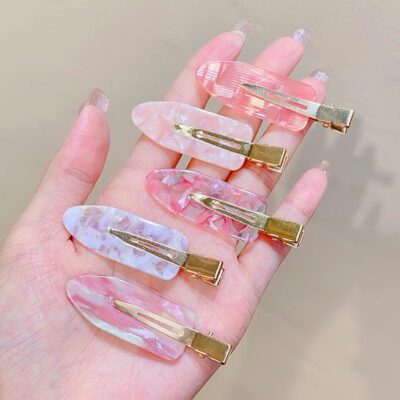creaseless acetate hair clips