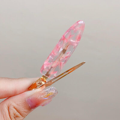 creaseless acetate hair clips