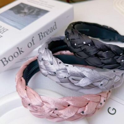 twist braided headbands non-slip