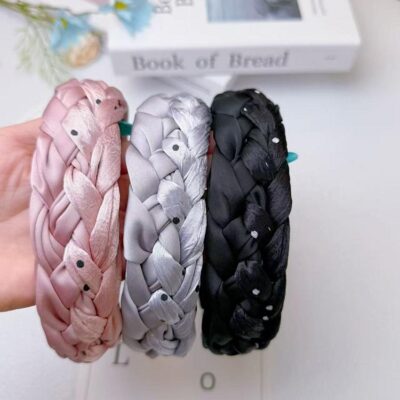 twist braided headbands non-slip
