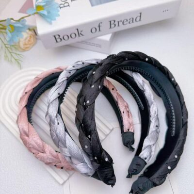 twist braided headbands non-slip
