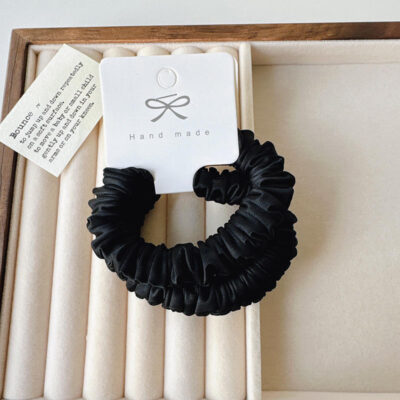 silk charmeuse scrunchies hair ties
