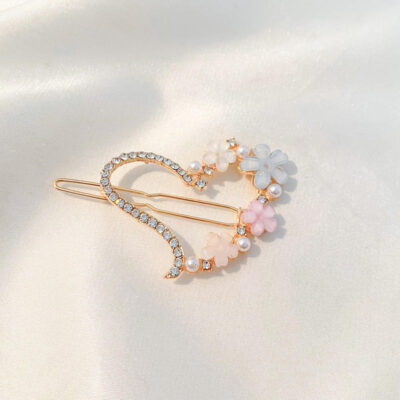 bobby pins and pearl acrylic hair clips