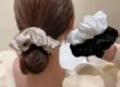 scrunchies solid color elastic hair ties
