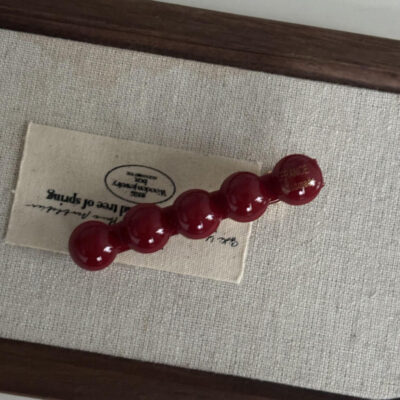 hairpins red tortoiseshell clips