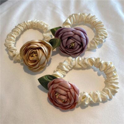 Vintage flower scrunchies wholesale
