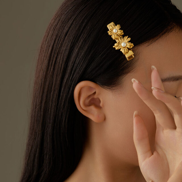 hair pins with pearls for women