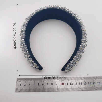 crystal beaded wedding headbands
