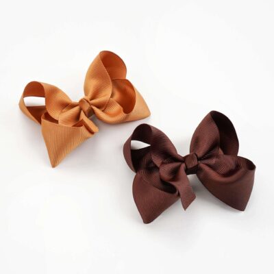 ribbon hair bows with clips kids