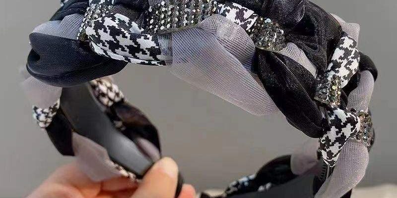 Wholesale Luxury Knotted Blue Designer Headbands for Women (6) designer headbands for women