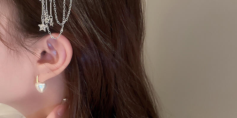 Y2K Rhinestone Hair Pins Tassel Star Hair Clip Supplier (6) tassel star hairpins for women girls